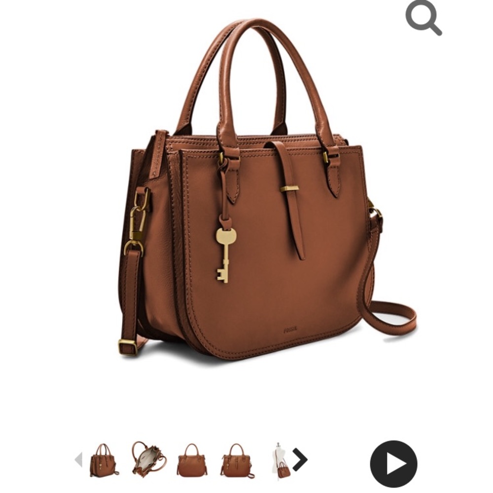 Fossil Ryder Satchel tan